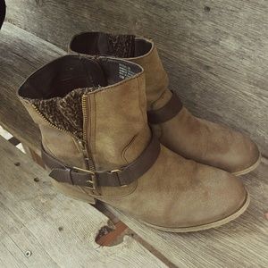 Brown ankle boots
